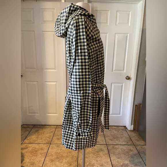 Columbia Black and White Checkered Raincoat Size XL - Picture 4 of 9
